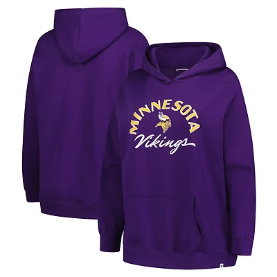Women's '47 Purple Minnesota Vikings Plus Whirlwind Naomi Hoodie
