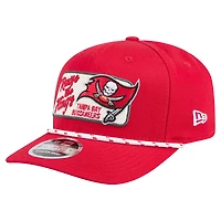 Men's New Era Red Tampa Bay Buccaneers Chant 9SEVENTY Stretch-Snap Hat