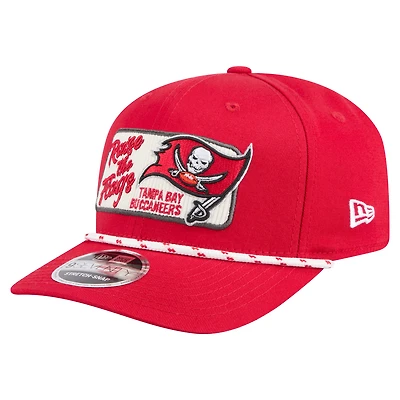 Men's New Era Red Tampa Bay Buccaneers Chant 9SEVENTY Stretch-Snap Hat