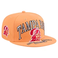 Men's New Era Orange Tampa Bay Buccaneers Throwback Oversized 59FIFTY Fitted Hat