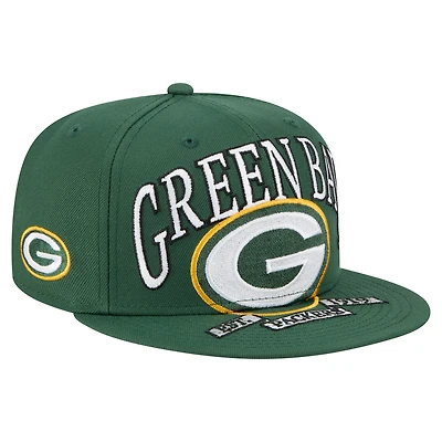 Men's New Era Green Bay Packers  Oversized 59FIFTY Fitted Hat