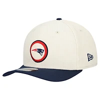 Men's New Era  Stone New England Patriots  Loyal Corduroy 9SEVENTY Adjustable Hat
