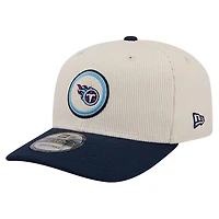 Men's New Era  Stone Tennessee Titans  Loyal Corduroy 9SEVENTY Adjustable Hat