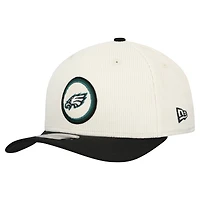 Men's New Era  Stone Philadelphia Eagles  Loyal Corduroy 9SEVENTY Adjustable Hat