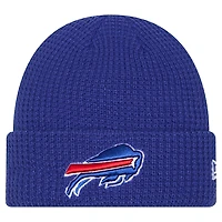 Men's New Era  Royal Buffalo Bills Waffle Cuffed Knit Hat
