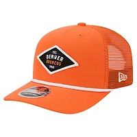 Men's New Era  Orange Denver Broncos Team 9SEVENTY Adjustable Hat