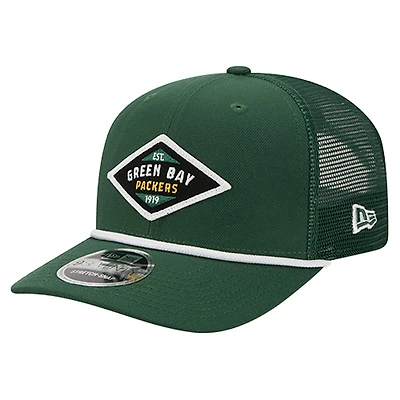 Men's New Era  Green Green Bay Packers Team 9SEVENTY Adjustable Hat