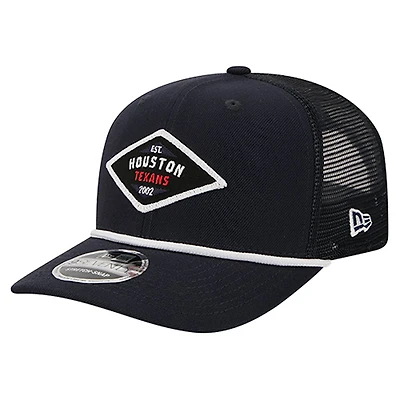 Men's New Era  Navy Houston Texans Team 9SEVENTY Adjustable Hat