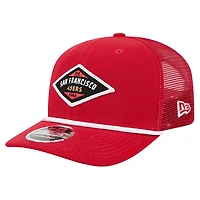 Men's New Era  Scarlet San Francisco 49ers Team 9SEVENTY Adjustable Hat