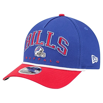 Men's New Era  Royal Buffalo Bills  Arch 9FORTY A-Frame Adjustable Hat