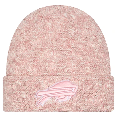Women's New Era Pink Buffalo Bills Metallic Cuffed Knit Hat