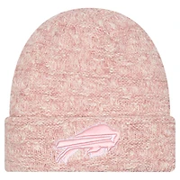 Women's New Era Pink Buffalo Bills Metallic Cuffed Knit Hat