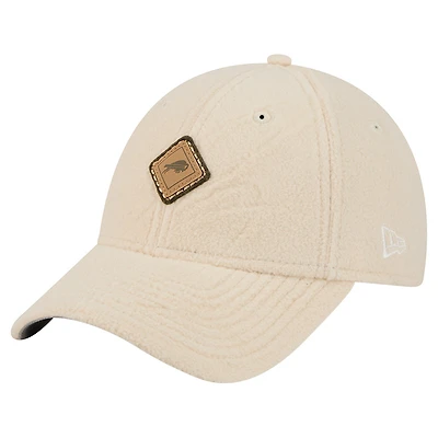 Women's New Era Cream Buffalo Bills Comfy 9FORTY Adjustable Hat