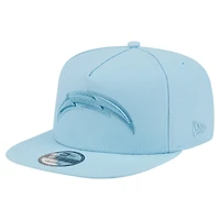 Men's New Era  Light Blue Los Angeles Chargers Color Pack A-Frame 9FIFTY Snapback Hat