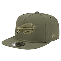 Men's New Era  Olive Buffalo Bills Color Pack A-Frame 9FIFTY Snapback Hat