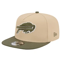 Men's New Era Khaki/Olive Buffalo Bills Color Pack A-Frame 9FIFTY Snapback Hat