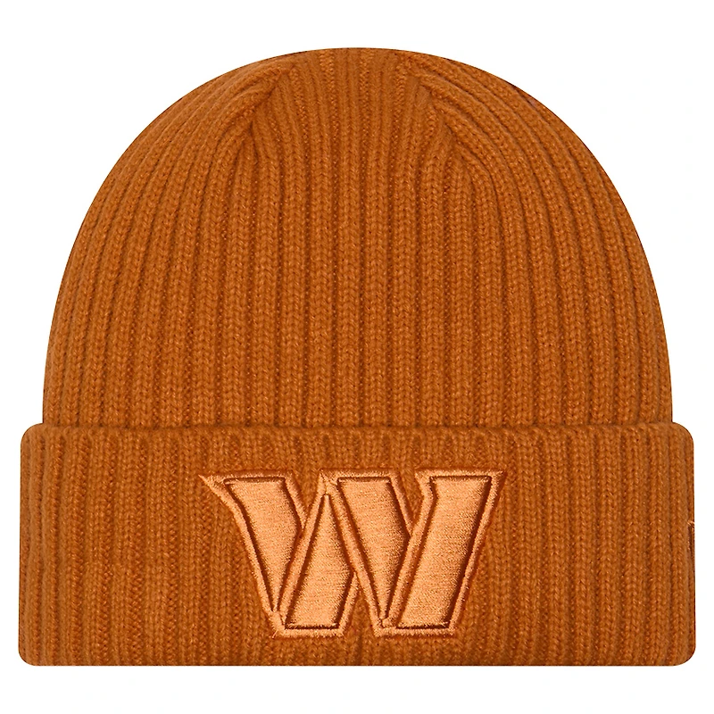 Men's New Era Brown Washington Commanders Color Pack Cuffed Knit Hat