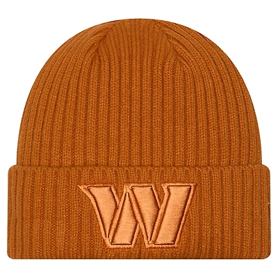 Men's New Era Brown Washington Commanders Color Pack Cuffed Knit Hat