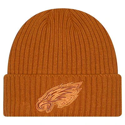Men's New Era Brown Philadelphia Eagles Color Pack Cuffed Knit Hat