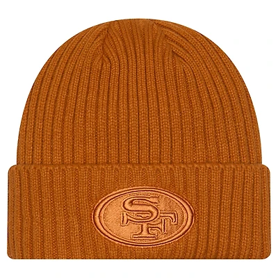 Men's New Era Brown San Francisco 49ers Color Pack Cuffed Knit Hat