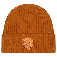 Men's New Era Brown Chicago Bears Color Pack Cuffed Knit Hat