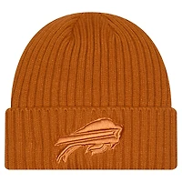 Men's New Era Brown Buffalo Bills Color Pack Cuffed Knit Hat