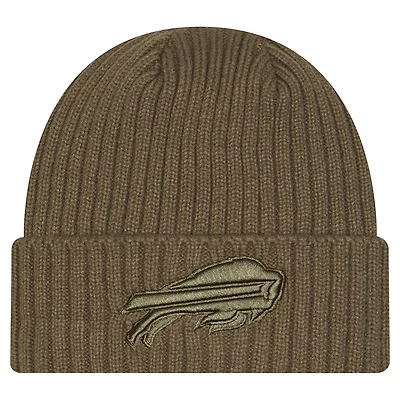 Men's New Era Olive Buffalo Bills Color Pack Cuffed Knit Hat