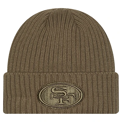 Men's New Era Olive San Francisco 49ers Color Pack Cuffed Knit Hat