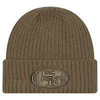 Men's New Era Olive San Francisco 49ers Color Pack Cuffed Knit Hat