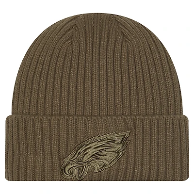Men's New Era Olive Philadelphia Eagles Color Pack Cuffed Knit Hat