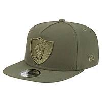 Youth New Era Olive Las Vegas Raiders Color Pack A-Frame 9FIFTY Snapback Hat