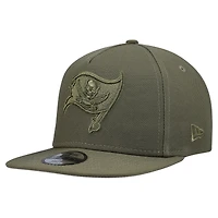 Youth New Era Olive Tampa Bay Buccaneers Color Pack A-Frame 9FIFTY Snapback Hat