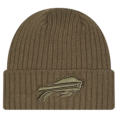 Youth New Era Olive Buffalo Bills Color Pack Cuffed Knit Hat