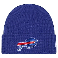 Youth New Era Royal Buffalo Bills Waffle Cuffed Knit Hat