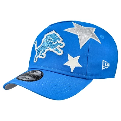 Toddler New Era  Blue Detroit Lions  Stardom 9FORTY A-Frame Adjustable Hat