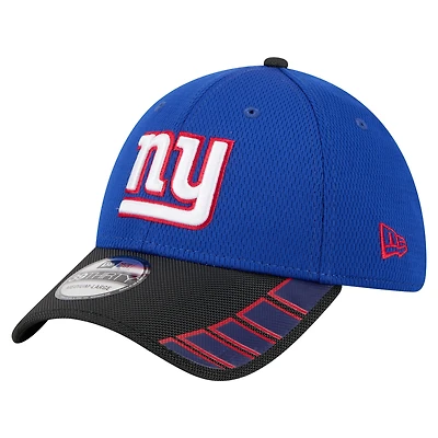 Men's New Era Royal York Giants Visor Hit 39THIRTY Flex Hat