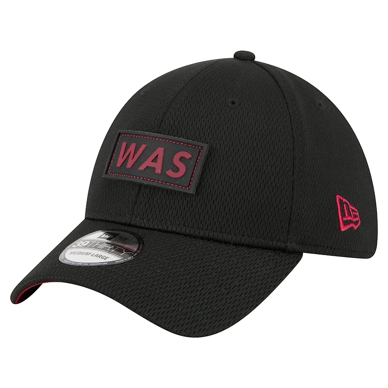 Men's New Era  Black Washington Commanders Scoreboard 39THIRTY Flex Hat