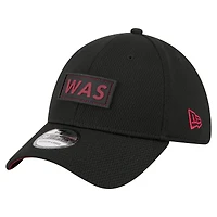 Men's New Era  Black Washington Commanders Scoreboard 39THIRTY Flex Hat