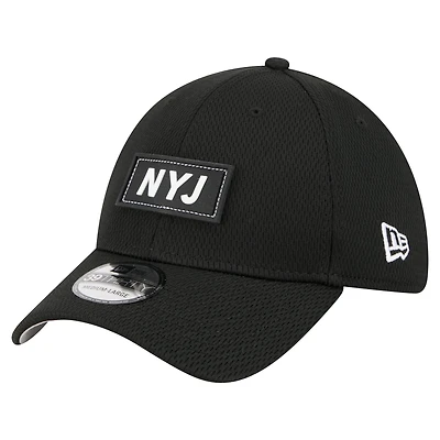 Men's New Era  Black York Jets Scoreboard 39THIRTY Flex Hat