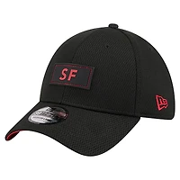 Men's New Era  Black San Francisco 49ers Scoreboard 39THIRTY Flex Hat