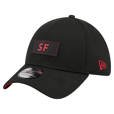 Men's New Era  Black San Francisco 49ers Scoreboard 39THIRTY Flex Hat