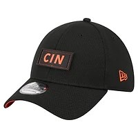 Men's New Era  Black Cincinnati Bengals Scoreboard 39THIRTY Flex Hat