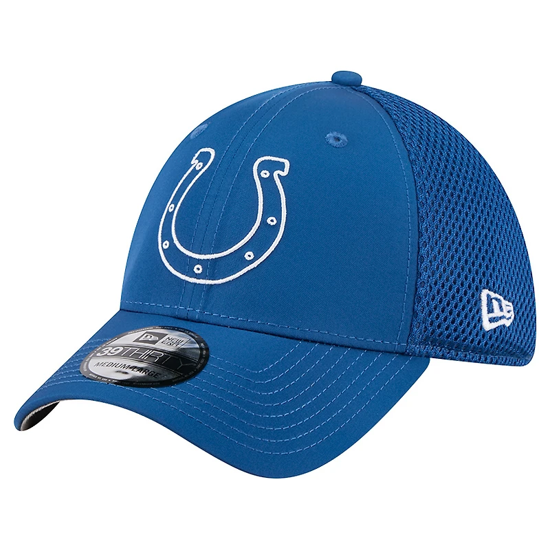Men's New Era  Royal Indianapolis Colts Outline 39THIRTY Flex Hat
