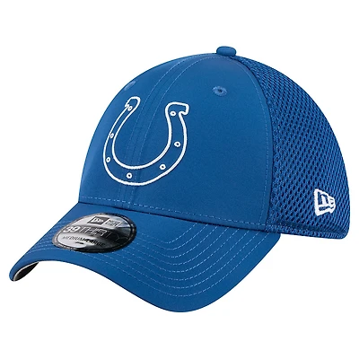 Men's New Era  Royal Indianapolis Colts Outline 39THIRTY Flex Hat
