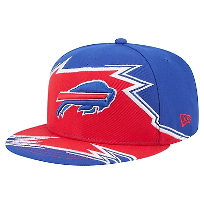 Men's New Era  Royal/Red Buffalo Bills Break 59FIFTY Fitted Hat
