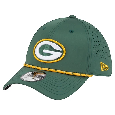 Men's New Era Green Bay Packers Perforated 39THIRTY Flex Hat