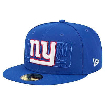 Men's New Era Royal York Giants Tri-Hit 59FIFTY Fitted Hat