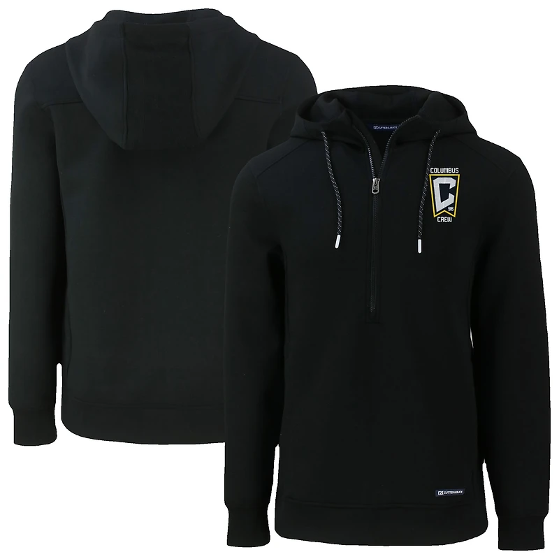Men's Cutter & Buck Columbus Crew Roam Eco Half-Zip Recycled Pullover Hoodie