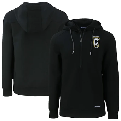 Men's Cutter & Buck Columbus Crew Roam Eco Half-Zip Recycled Pullover Hoodie
