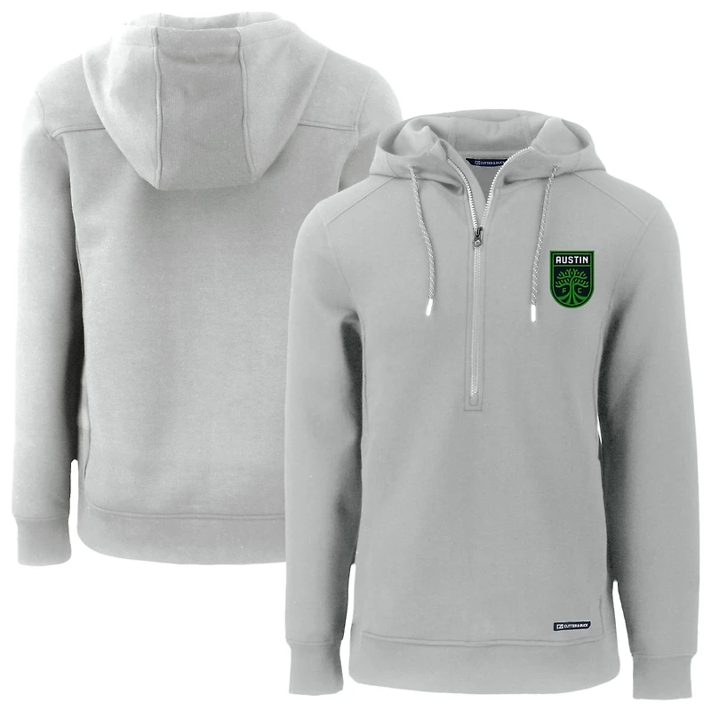 Men's Cutter & Buck Austin FC Roam Eco Half-Zip Recycled Pullover Hoodie